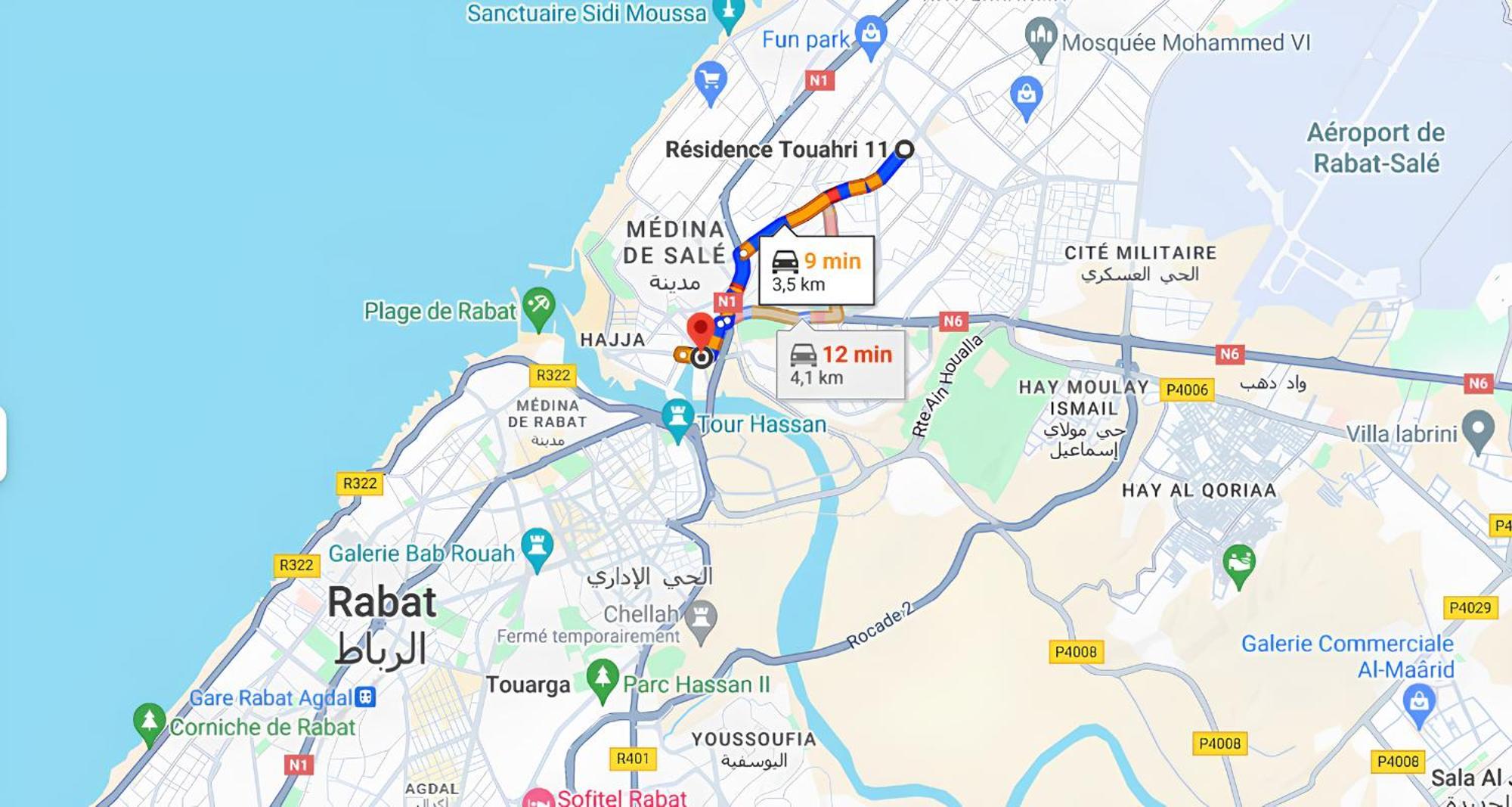 Confort Et Piscine, A 5 Min De Rabat Et Aeroport Sale Exterior photo